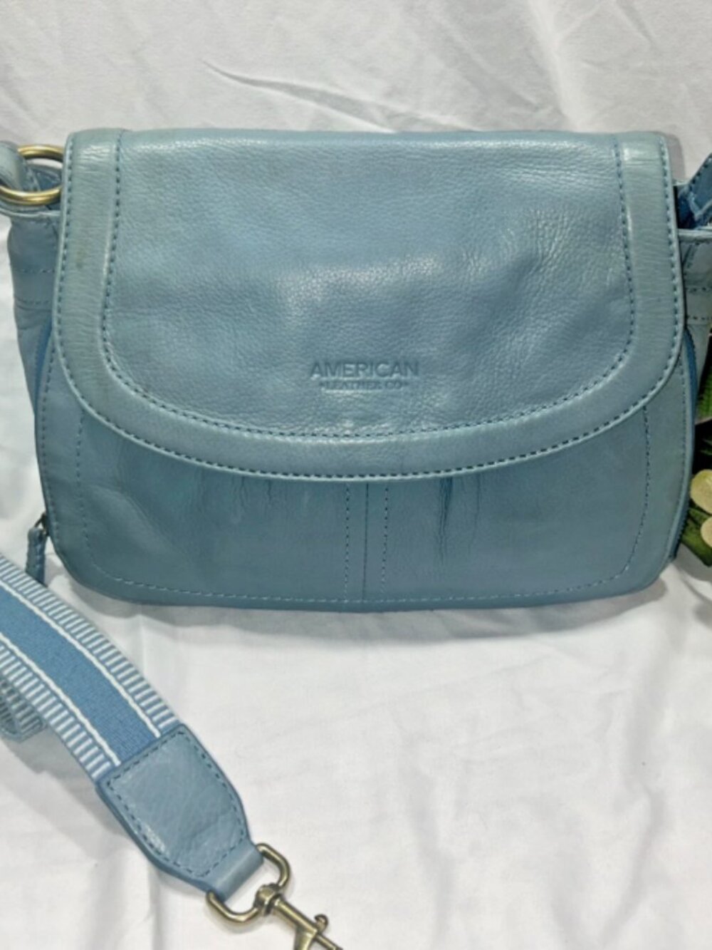 American Leather Co. Marino Leather Crossbody Bag